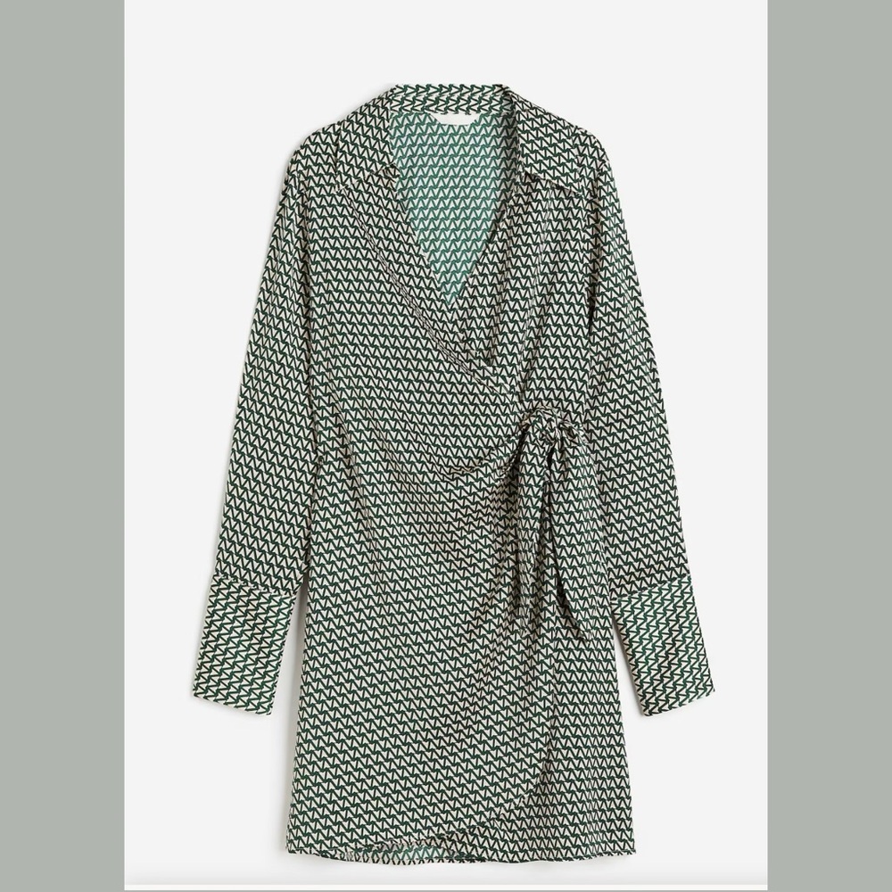 Green NWT Satin Dress S